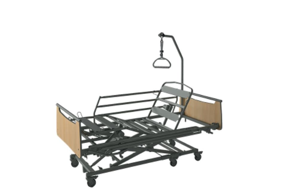 Lit adulte barrières 3/4 métalliques